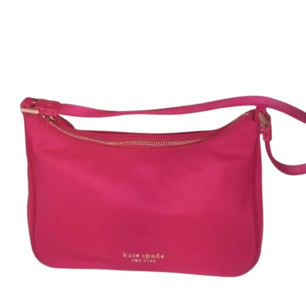 kate spade- Little Better SAM- Small Nylon Shoulder Bag- Pink - NWOT